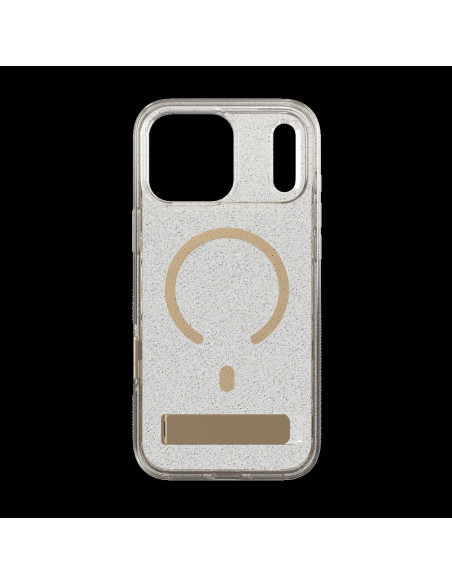 Case Milan Snap with Kickstand pre Apple iPhone 18 Pro Max / 17 Pro Max - Glitter Gold