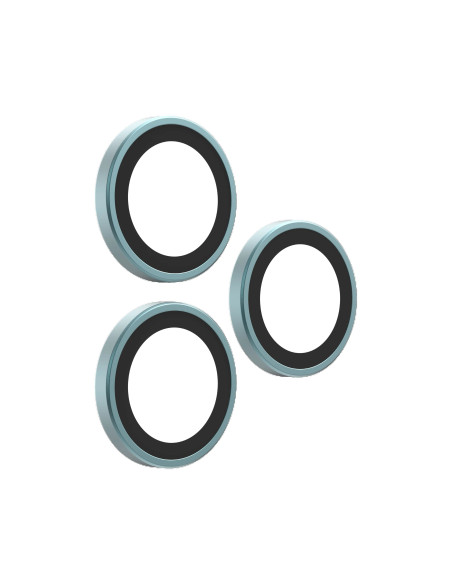Glass Elite Anti-Reflective Camera Rings pre Apple iPhone 18 Pro Max / 18 Pro - Blue