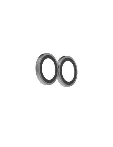 Glass Elite Anti-Reflective Camera Rings pre Apple iPhone Duo - Silver