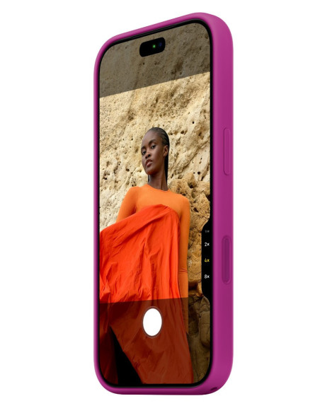 iPhone 18 Pre Silicone Case with MS - Magenta