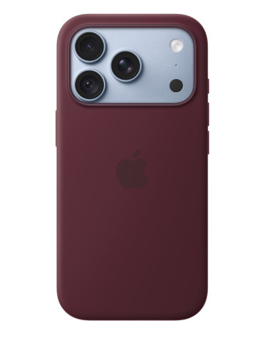 iPhone 18 Pre Silicone Case with MS - Burgundy