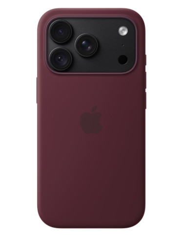 iPhone 18 Pre Silicone Case with MS - Burgundy