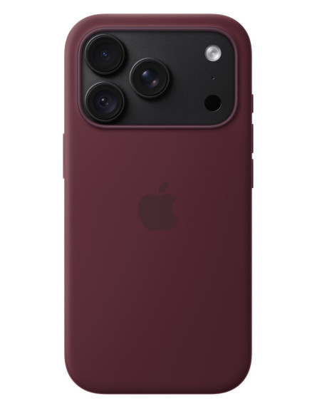 iPhone 18 Pre Silicone Case with MS - Burgundy