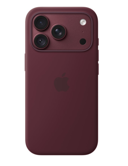 iPhone 18 Pre Silicone Case with MS - Burgundy