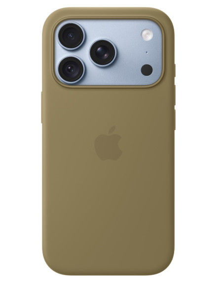 iPhone 18 Pre Silicone Case with MS - Olive