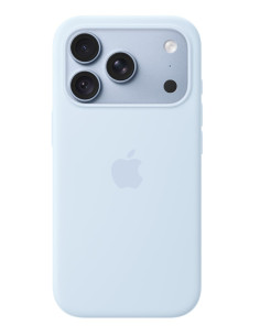 iPhone 18 Pre Silicone Case with MS - Crisp Blue
