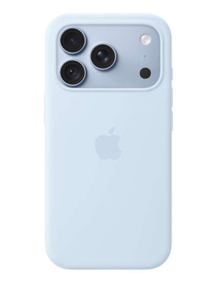 iPhone 18 Pre Silicone Case with MS - Crisp Blue