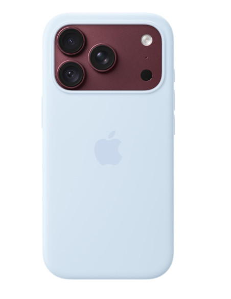 iPhone 18 Pre Silicone Case with MS - Crisp Blue