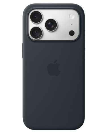 iPhone 18 Pre Silicone Case with MS - Navy Blue