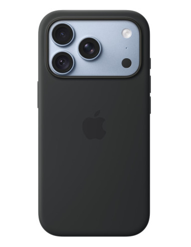 iPhone 18 Pre Silicone Case with MS - Black