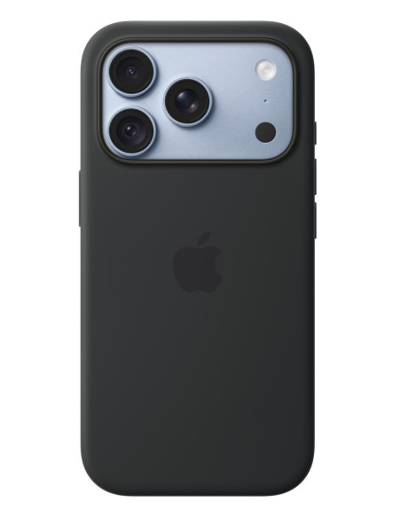 iPhone 18 Pre Silicone Case with MS - Black