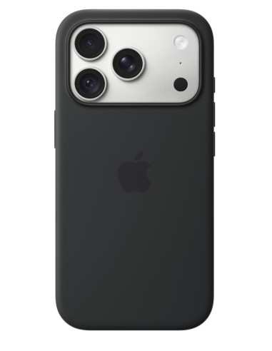 iPhone 18 Pre Silicone Case with MS - Black