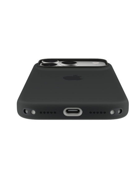 iPhone 18 Pre Silicone Case with MS - Black