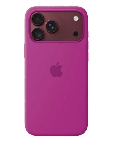 iPhone 18 Pre Max Silicone Case with MS - Magenta