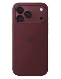 iPhone 18 Pre Max Silicone Case with MS - Burgundy