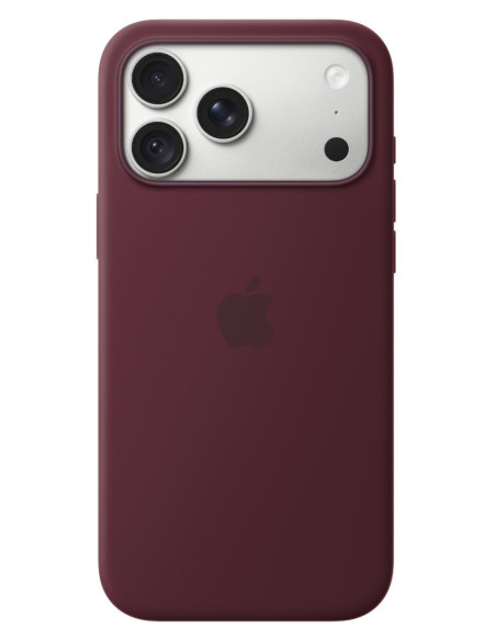 iPhone 18 Pre Max Silicone Case with MS - Burgundy