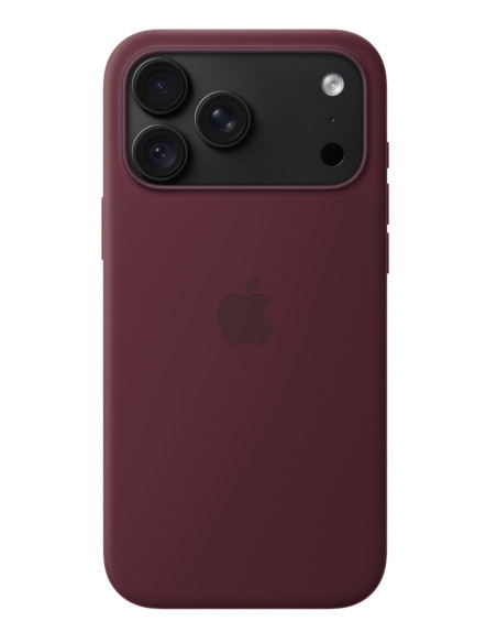 iPhone 18 Pre Max Silicone Case with MS - Burgundy