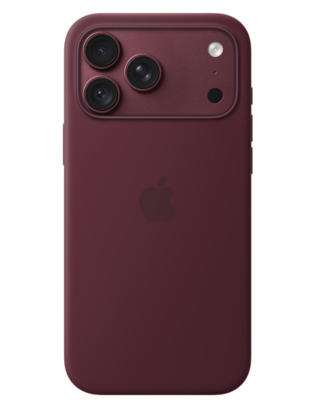 iPhone 18 Pre Max Silicone Case with MS - Burgundy