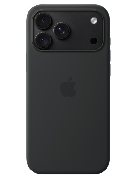 iPhone 18 Pre Max Silicone Case with MS - Black