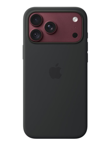iPhone 18 Pre Max Silicone Case with MS - Black