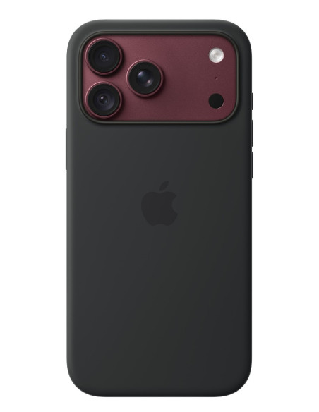 iPhone 18 Pre Max Silicone Case with MS - Black