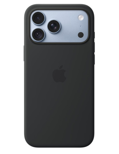 iPhone 18 Pre Max Silicone Case with MS - Black