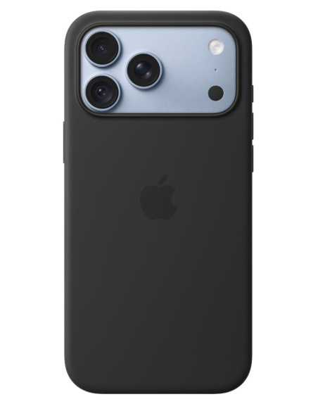 iPhone 18 Pre Max Silicone Case with MS - Black