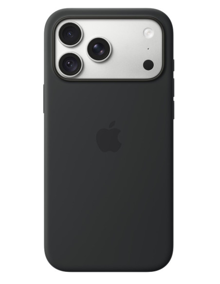 iPhone 18 Pre Max Silicone Case with MS - Black