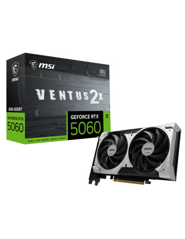 MSI RTX 5060 VENTUS 2X V1/OC/8GB/GDDR7