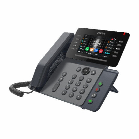Fanvil V65 SIP telefón, 4,3" bar.disp., 20SIP, 45DSS hr., WiFi, BT, dual Gbit, PoE