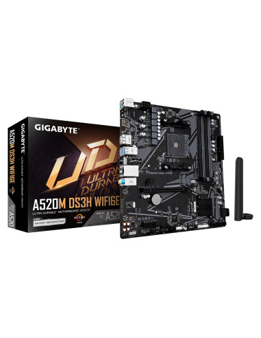 Gigabyte A520M DS3H WIFI6E/AM4/mATX