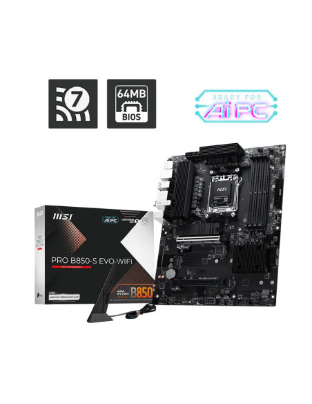 MSI PRO B850-S EVO WIFI/AM5/ATX