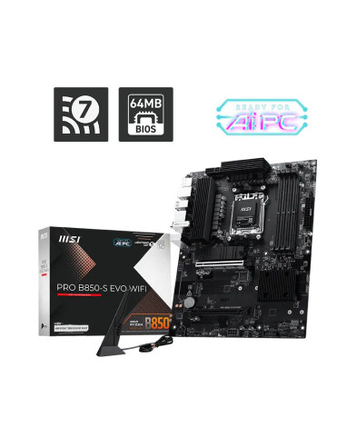 MSI PRO B850-S EVO WIFI/AM5/ATX