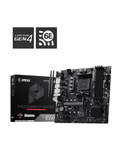MSI PRO B550M-P WIFI6E/AM4/mATX