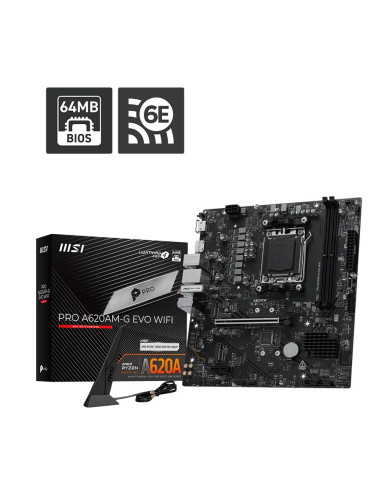 MSI PRO A620AM-G EVO WIFI/AM5/mATX