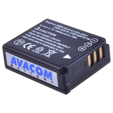 Batéria AVACOM Panasonic CGA-S007 Li-ion 3.7V 1000