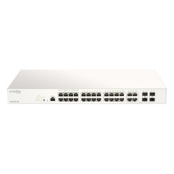 D-Link DBS-2000-28P 28xGb PoE+ Nuclias Smart Managed Switch 4x Combo Ports 1G,193W (With 1 Year Lic)