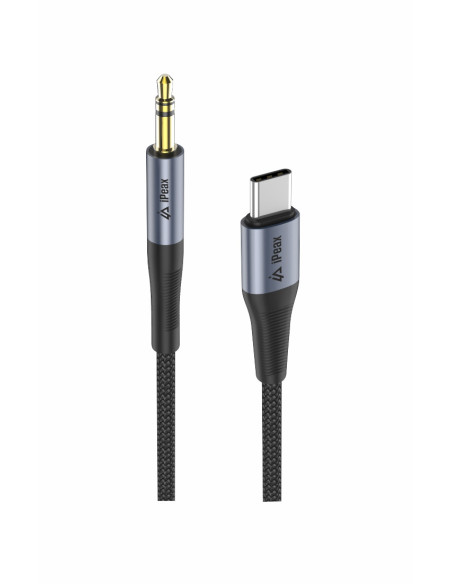 ADAPTÉR USB-C / 3,5 MM JACK 1,5 M ČIERNY