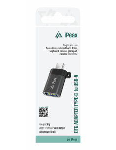 ADAPTÉR OTG USB-C / USB-A (samica) ČIERNY