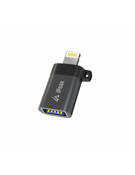 ADAPTÉR OTG LIGHTNING / USB-A (samica) ČIERNY