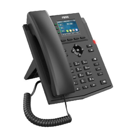 Fanvil X303G SIP telefón, 2,4" bar.disp., 4SIP, dual Gbit, PoE