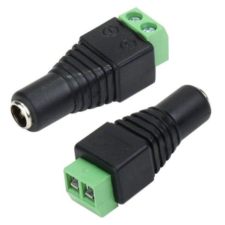 DCSV21FEM DC napájacia zásuvka 2.1mm so svorkovnicou - female