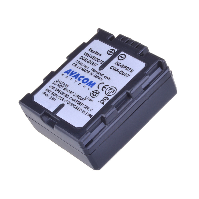 Batéria AVACOM Panasonic CGA-DU07 Li-ion 7.2V 750m