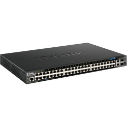 D-Link DGS-1520-52MP 44 portov GE PoE + 4 portov 2.5 GE PoE + 2 10 GE portov + 2 SFP+ Smart Mang. Sw.