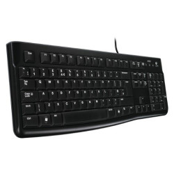 Logitech K120 Drôtová USB  CZ- SK layout Čierna