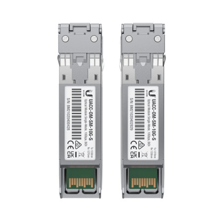 Ubiquiti UACC-OM-SM-10G-S-20 - 10G SFP+, SM Module, BiDi, Simplex LC UPC, 20-Pack