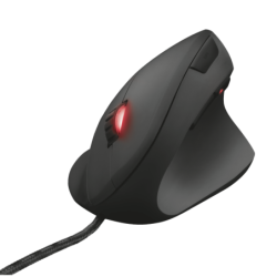 TRUST GXT 144 Rexx Vertikálna Optická Pre pravákov 6 000 DPI Drôtová USB Čierna
