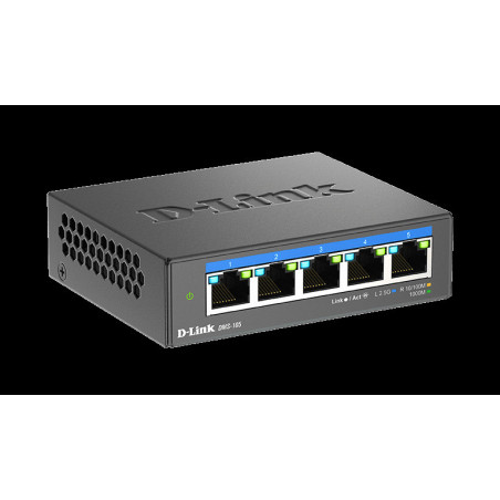 D-Link DMS-105/E 5-port 2.5G Multi-Gigabit QoS IGMP Snooping Switch