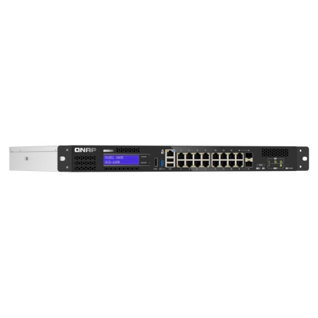 QNAP riadený switch QGD-1600-4G (16x GbE, 4core CPU, 4GB RAM, 2x 2,5" SATA, 2x PCIe, 1x HDMI, 3x USB)
