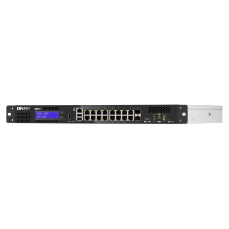 QNAP riadený switch QGD-1600-4G (16x GbE, 4core CPU, 4GB RAM, 2x 2,5" SATA, 2x PCIe, 1x HDMI, 3x USB)